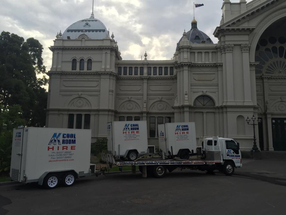Coolroom and Freezer Hire to the Carlton Royal Exhibition Building