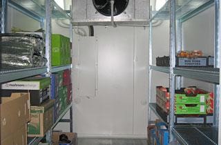 ARE ALL COOLROOMS/FREEZERS FITTED WITH SHELVING